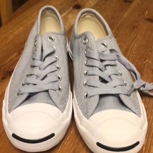 Gray Converse sneakers
